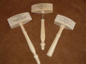 Gavels presented by W Bro Norman, later Provincial Grand Master for Somerset